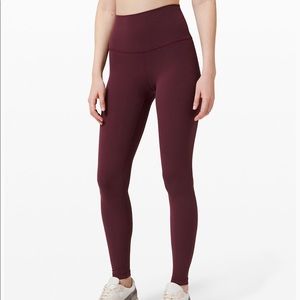 Lululemon Align Pant 28” in “cassis”